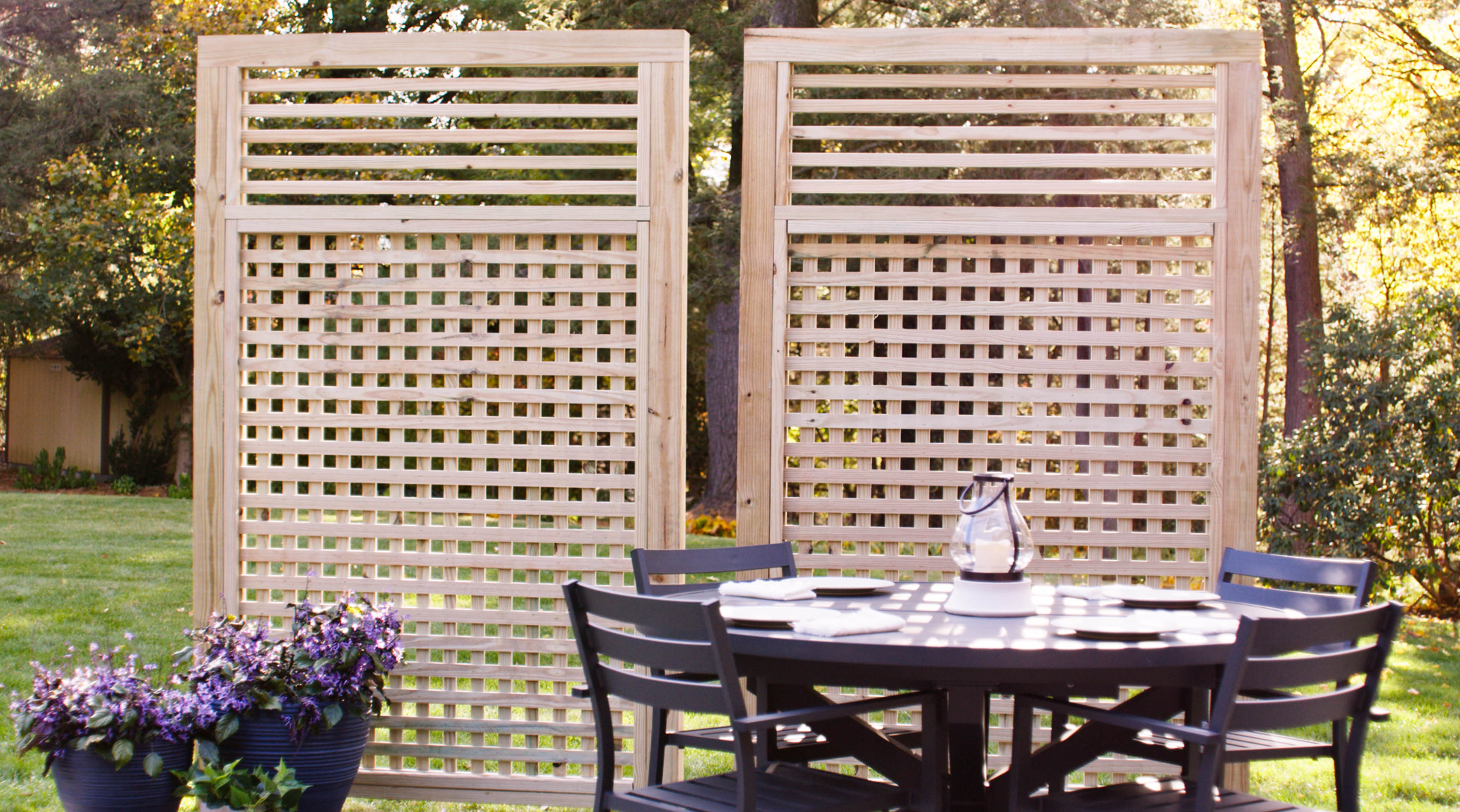 Wood Privacy Screens