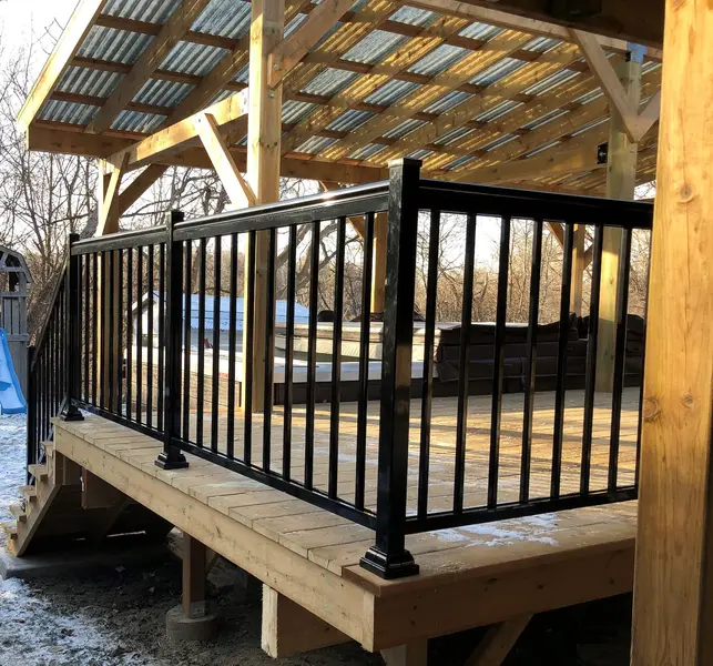 Aluminum railing installation in the GTA